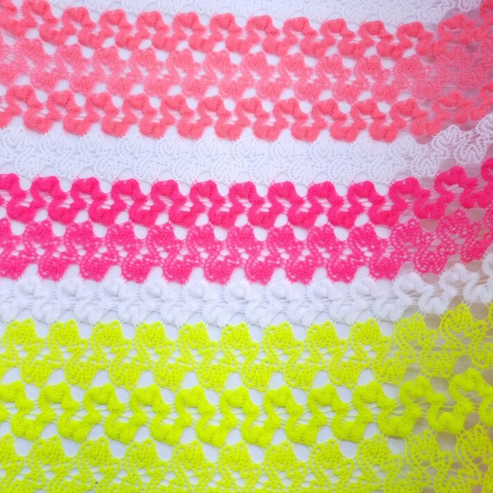 Crochet Striped Lace