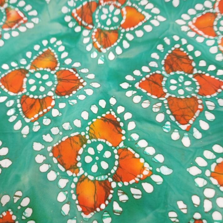 Floral Cotton Batik Print