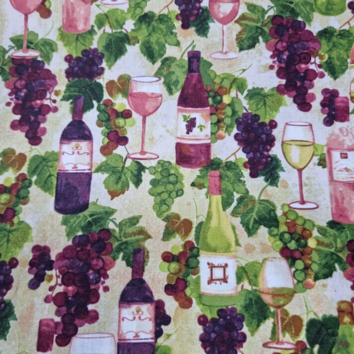 Wine Cotton Prints