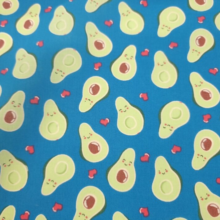 Avocado Polycotton Print