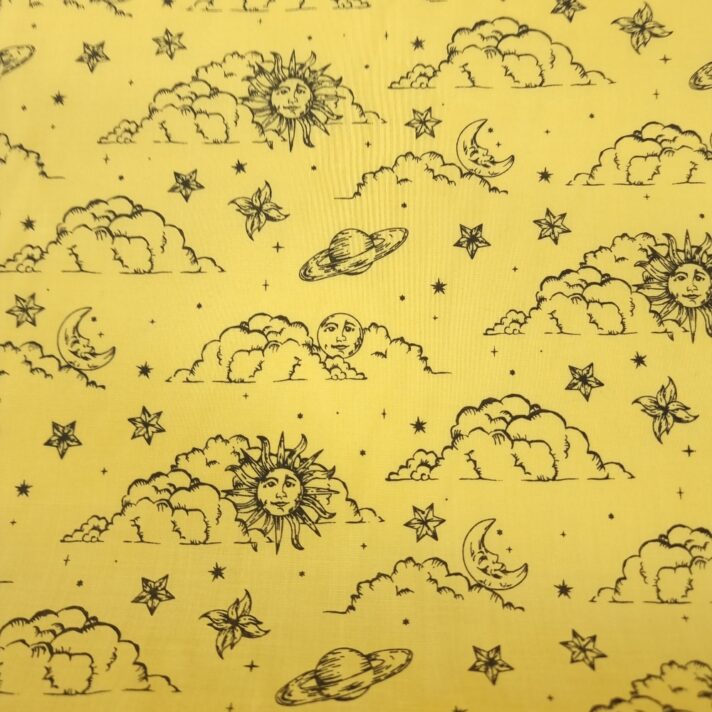 Moon & Stars Polycotton Print