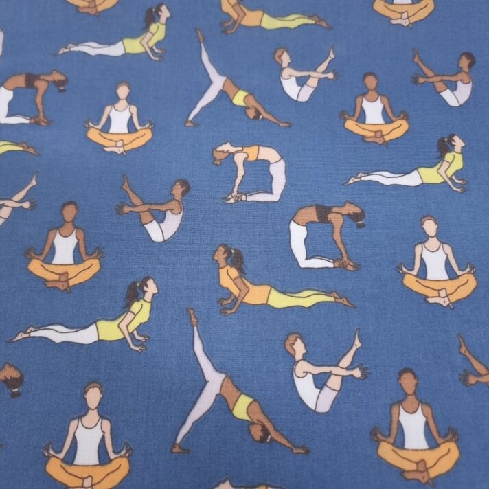 Yoga Polycotton print