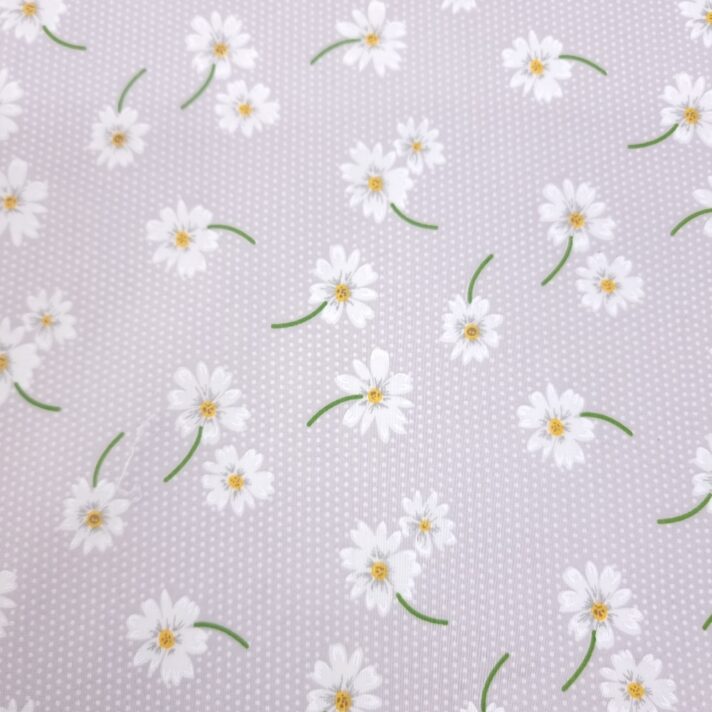 Daisy Polycotton Print