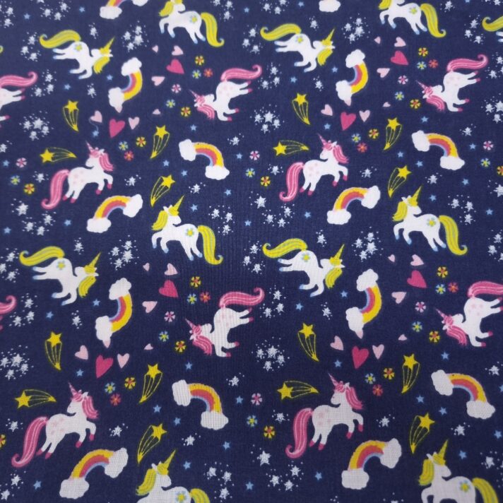 Unicorns & Rainbows Polycotton Print