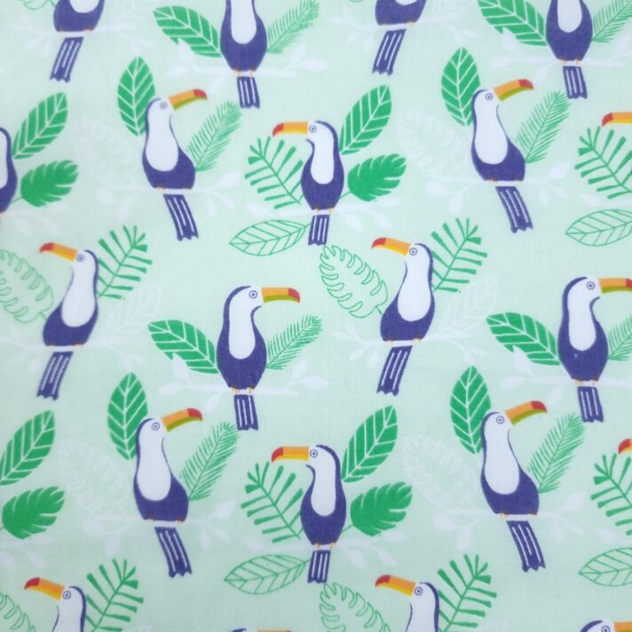 Toucan Polycotton Print