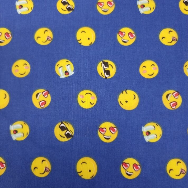 Emoji Polycotton Print