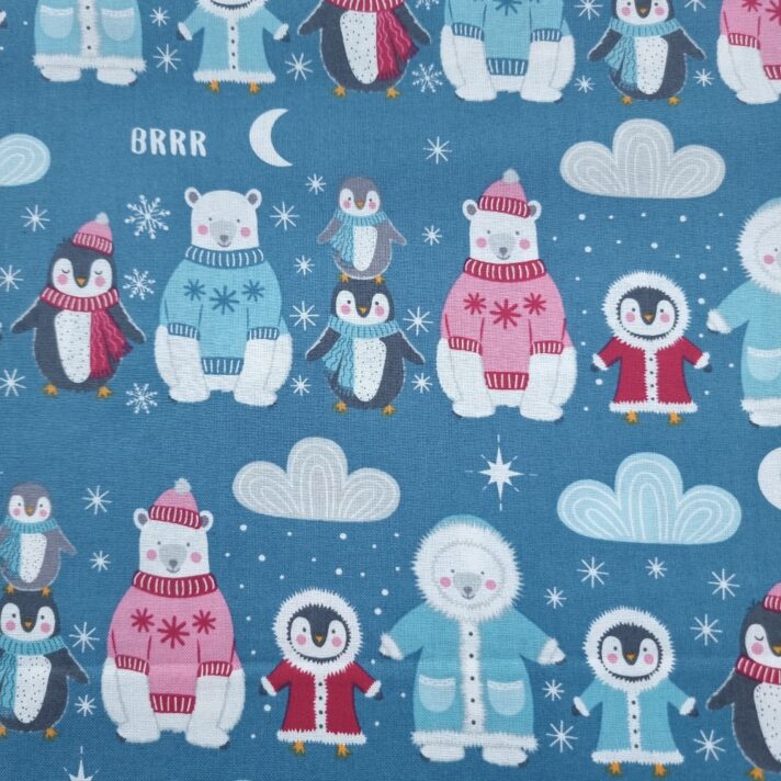 Penguin & Polar Bears Christmas Cotton Collection