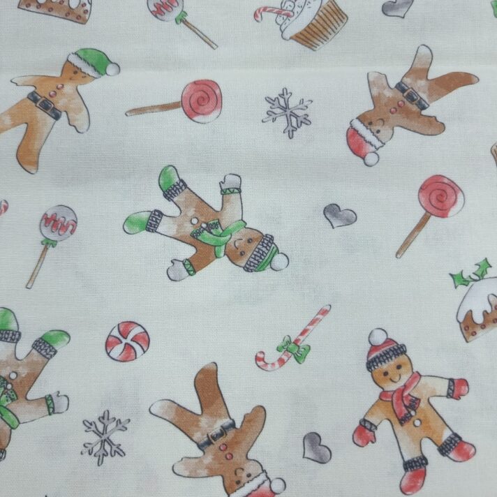 Gingerbread Christmas Craft Cotton Collection