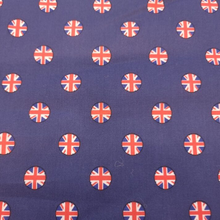 Union Jack Circles Polycotton