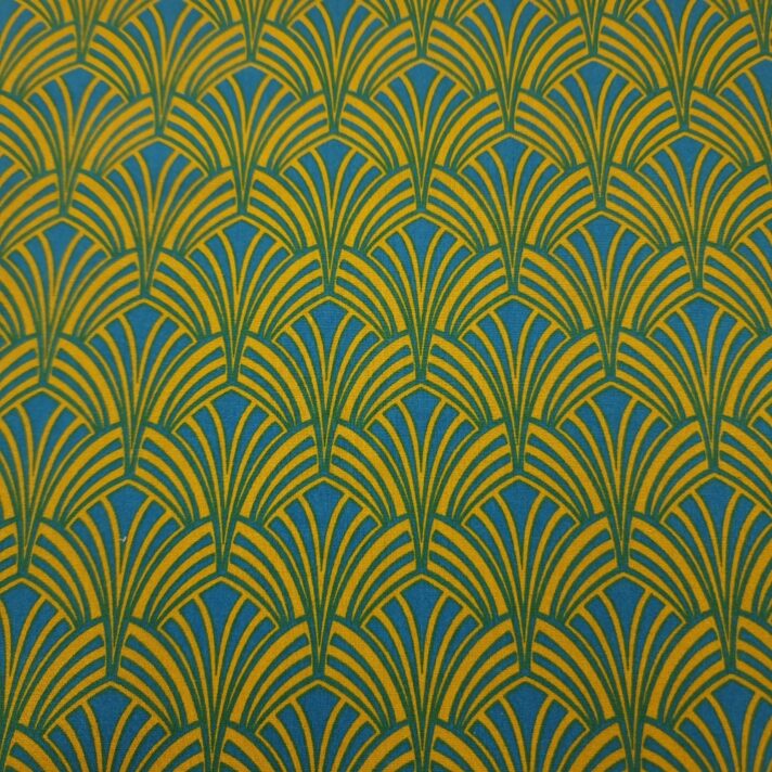 Art Deco Cotton Poplin Print