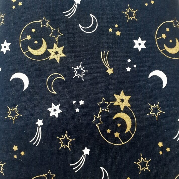 Starry Night, Moon and Stars, craft cotton
