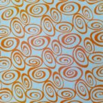 Orange and lemon swirls