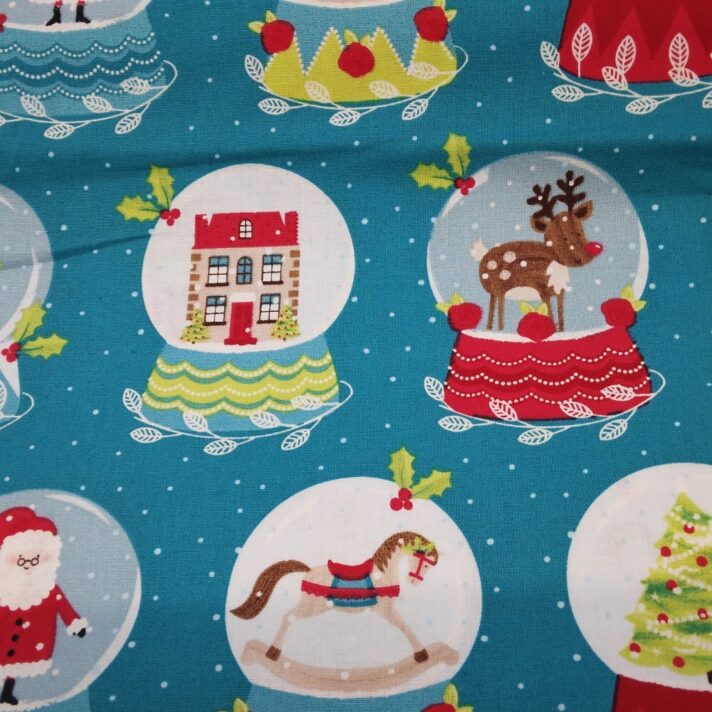 Snow Globe Christmas cotton