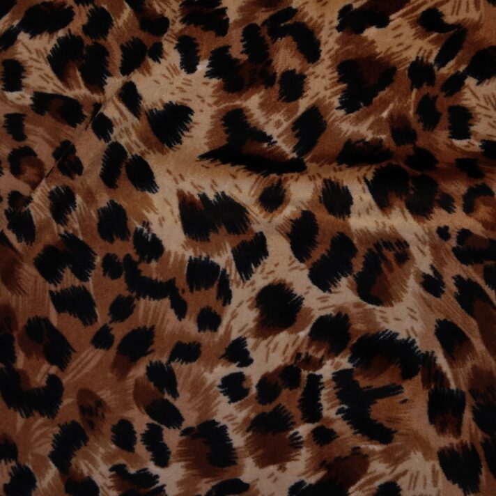 Animal Print Stretch Velvet