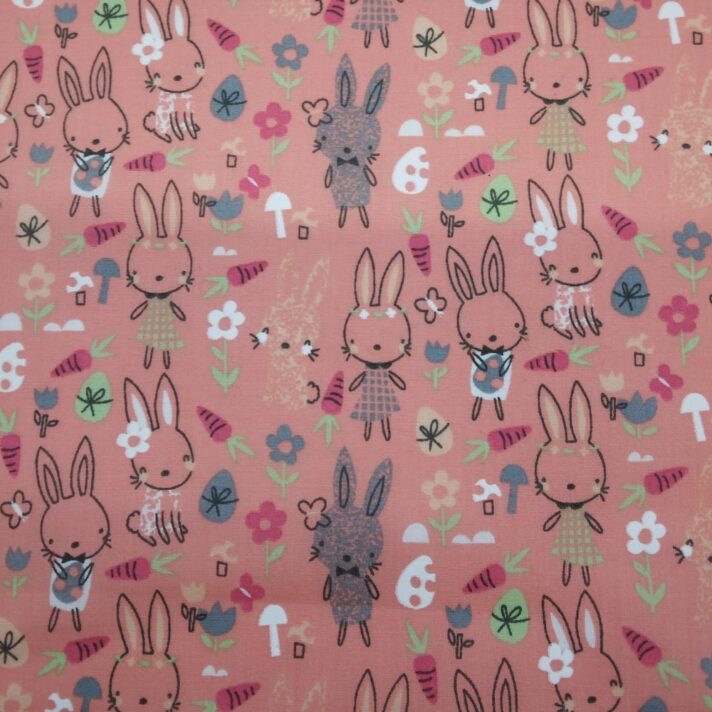 Bunnies Polycotton Print