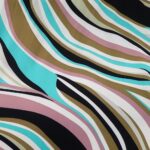 BROWN/TURQUOISE/BLACK MARBLE EFFECT