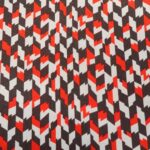 BROWN/RUST/IVORY GEOMETRIC