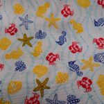 SEA CREATURES AND SHELLS ON WHITE