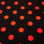 BLACK BACKGROUND RED SPOT