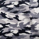 CAMOUFLAGE GREY STARS BLACK