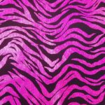 FUSCHIA TIGER ON BLACK