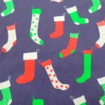 CHRISTMAS STOCKINGS ON NAVY