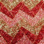 EMB SEQUINNED RED/GOLD ON RED VELVET