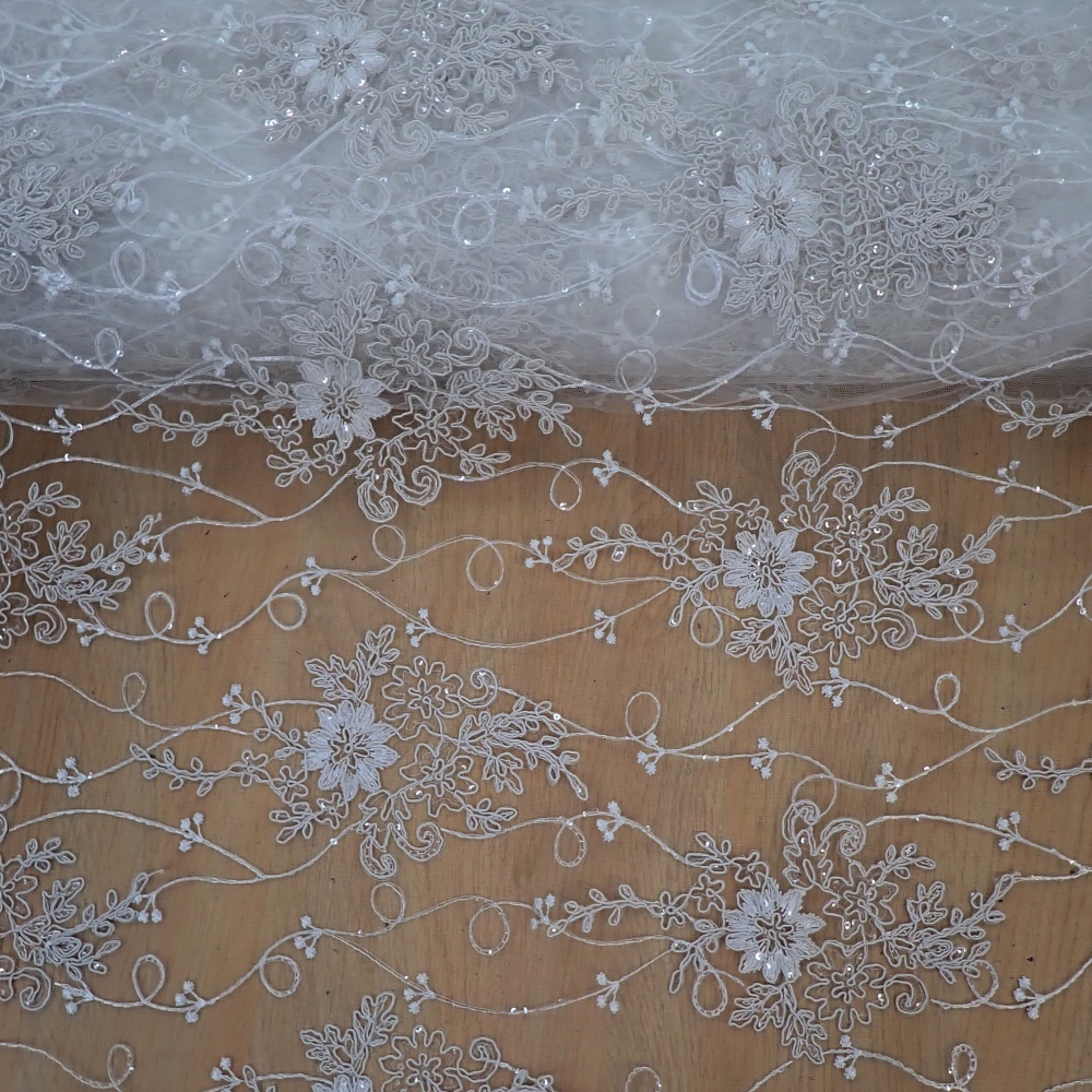 PB210010 EMBROIDERED SEQUIN TULLES
