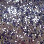 LILAC FLIP SEQUIN ON GREY TULLE 120CMS