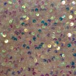 HOLOGRAM ON PEACH LUREX JERSEY 132CMS