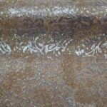 GOLD SHIMMER ON PALE NUDE SEQUIN 132CMS