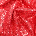 RED MICRO ON RED LUREX 125CMS