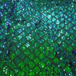 ROYAL BLUE AND EMERALD ON BLACK JERSEY 125CMS