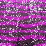 PURPLE/BLACK ON BLACK POLY LYCRA JERSEY