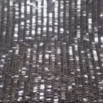 BLACK FRINGE ON BLACK TULLE 140CMS