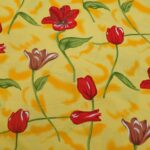 MIXED FLOWERS ON YELLOWORANGE