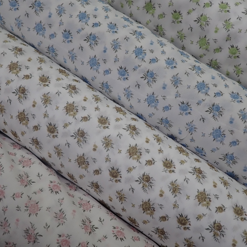 PC060001 LIMITED EDITION 100% POLYESTER DITSY PRINT