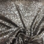 BROWN ON BROWN POLY JERSEY 120 CMS