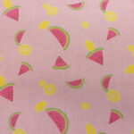 WATERMELONS AND LEMONS ON CANDY PINK