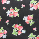 STRAWBERRIES ON BROWN