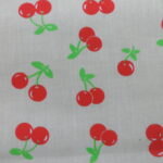 CHERRIES ON CREAMY BEIGE