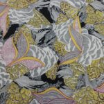 BLACK, PINK AND CREAM FLOWERS