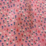 DITSY FLORAL ON CANDY PINK CREPE