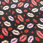 KISSABLE LIPS ON BLACK