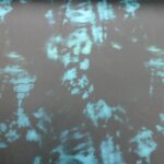 TIE DYE DARK TURQUOISE AND BLACK