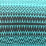 BACK AND TEAL ZIGZAG