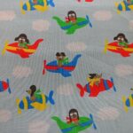 MULTICOLOURED PALE BLUE BACKGROUND