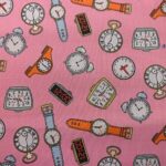 MULTI COLOURED ON CANDY PINK BACKGROUND