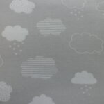 WHITE CLOUDS ON GREY BACKGROUND