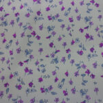 DITSY FUSCHIA ON CREAM BACKGROUND